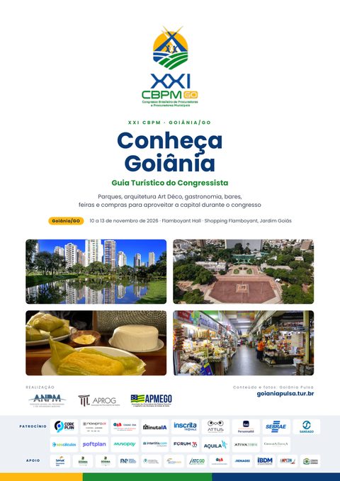 Capa do Guia Turístico do Congressista